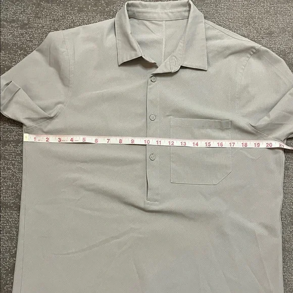 Lululemon Men’s Polo Neutral Color Size L - Picture 3 of 7